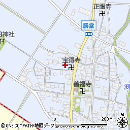 滋賀県東近江市勝堂町1116周辺の地図