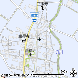 滋賀県東近江市勝堂町1014周辺の地図