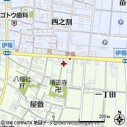 愛知県あま市七宝町下之森寺浦周辺の地図