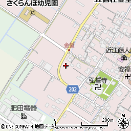 滋賀県東近江市五個荘金堂町918周辺の地図