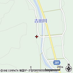島根県雲南市吉田町吉田657周辺の地図