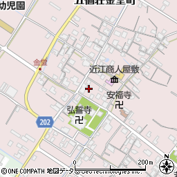 滋賀県東近江市五個荘金堂町623周辺の地図