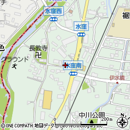 静岡県裾野市水窪周辺の地図