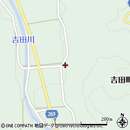 島根県雲南市吉田町吉田593周辺の地図