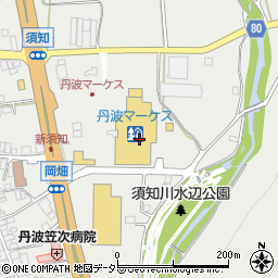 キャンドゥ丹波マーケス店周辺の地図