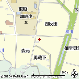愛知県豊田市加納町四反田29周辺の地図