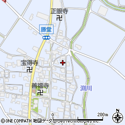 滋賀県東近江市勝堂町1004周辺の地図