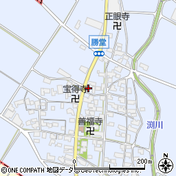 滋賀県東近江市勝堂町1123周辺の地図