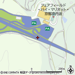 京丹波ＰＡ周辺の地図