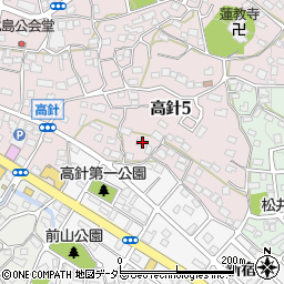 愛知県名古屋市名東区高針5丁目817周辺の地図