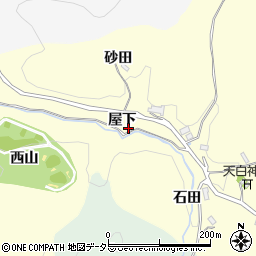 愛知県豊田市栃ノ沢町周辺の地図