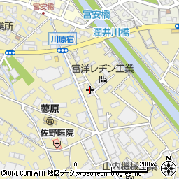 静岡県富士市蓼原1065周辺の地図