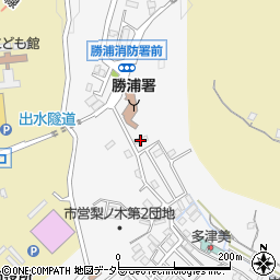 警察官舎周辺の地図