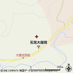 島根県大田市大屋町大国角折周辺の地図