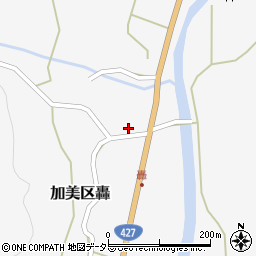 兵庫県多可郡多可町加美区轟557周辺の地図
