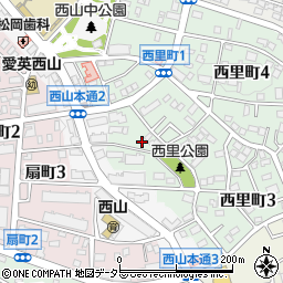 愛知県名古屋市名東区西里町2丁目12周辺の地図