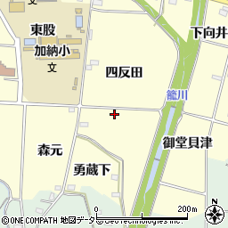 愛知県豊田市加納町四反田31周辺の地図