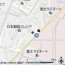 静岡県富士市比奈445周辺の地図