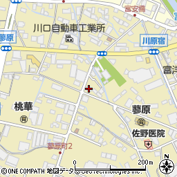 静岡県富士市蓼原181周辺の地図