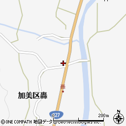 兵庫県多可郡多可町加美区轟556周辺の地図