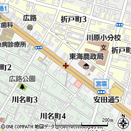 愛知県名古屋市昭和区安田通周辺の地図