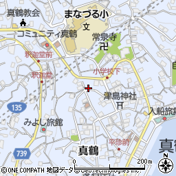 神奈川県足柄下郡真鶴町真鶴736周辺の地図