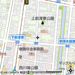 愛知県名古屋市中区上前津2丁目周辺の地図