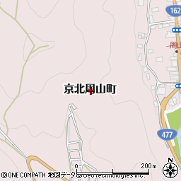 京都府京都市右京区京北周山町周辺の地図