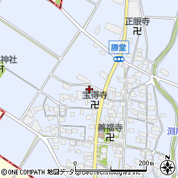 滋賀県東近江市勝堂町1114周辺の地図