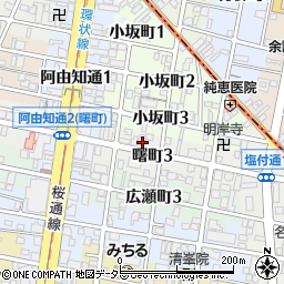 愛知県名古屋市昭和区曙町3丁目7周辺の地図