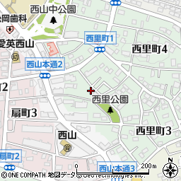 愛知県名古屋市名東区西里町2丁目周辺の地図