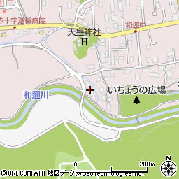 和邇団地周辺の地図