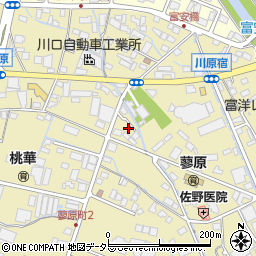 静岡県富士市蓼原182周辺の地図