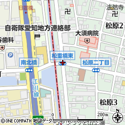 松重橋東周辺の地図