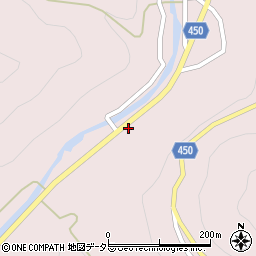 岡山県津山市奥津川435周辺の地図