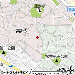 愛知県名古屋市名東区高針5丁目1280周辺の地図