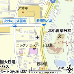 ジーユー日進竹の山店周辺の地図