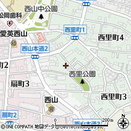 愛知県名古屋市名東区西里町2丁目8周辺の地図
