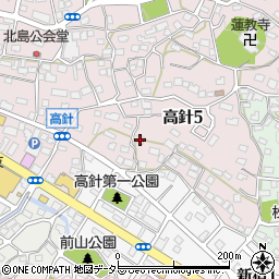 愛知県名古屋市名東区高針5丁目828周辺の地図