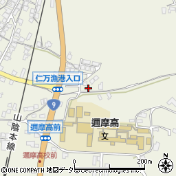 島根県大田市仁摩町仁万高浜周辺の地図