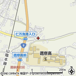島根県大田市仁摩町仁万（高浜）周辺の地図