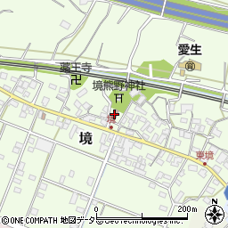 氏子会館周辺の地図