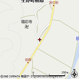 兵庫県朝来市生野町栃原254周辺の地図