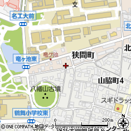 愛知県名古屋市昭和区狭間町11周辺の地図