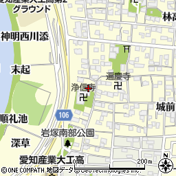 愛知県名古屋市中村区岩塚町郷中18周辺の地図