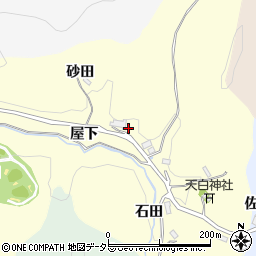 愛知県豊田市栃ノ沢町屋下14周辺の地図