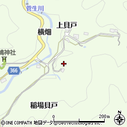 愛知県豊田市二タ宮町稲場貝戸周辺の地図