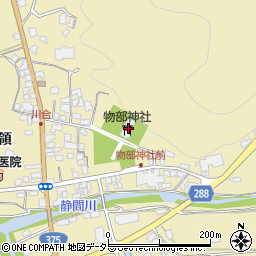 物部神社周辺の地図