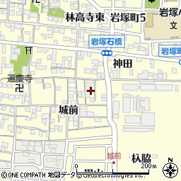 愛知県名古屋市中村区岩塚町周辺の地図