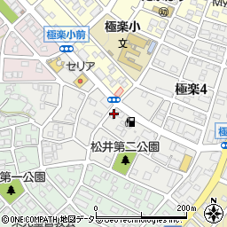 京進極楽技周辺の地図